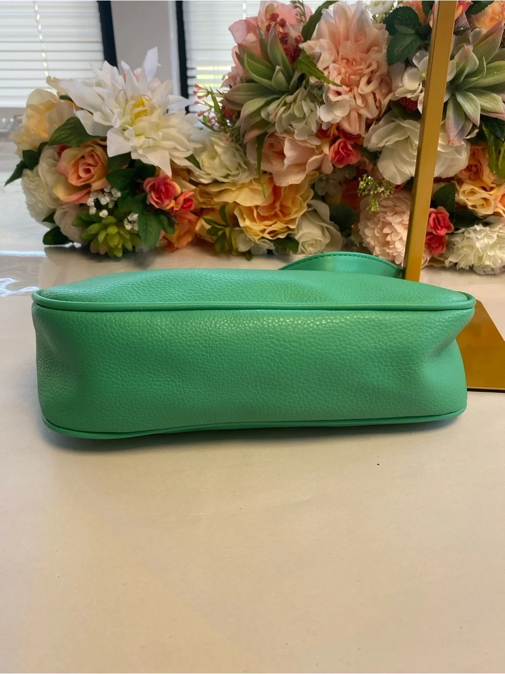 Juicy Couture Chain My Heart Pouchette Shoulder Bag Mint Green